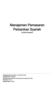 MANAJEMEN PEMASARAN BANK SYARIAH (Teori Dan Praktik) - Repository IAIN ...